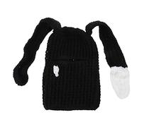 YUGSHNKFC Women's Knitted Beautiful Rabbit Ear Hat Pilling Resistant New Year Party Headdress Ear Flaps Female Hat Party Costume