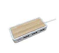 YUGSHNKFC Wooden USB C Splitter 3/4 In 1 / Adapter Docking Station With Type Dock For Laptop Keyboards USB C Adapter For Laptop