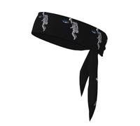 YUGTAEE Astronaut Space Basketball Picture Sports Double-Sided Headscarf for Women and Men Adjustable for All Head Circumferences