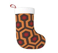 YUGTAEE Christmas decorative socks Shining Overlook Printed soft and lightweight no fading suitable for Halloween holiday parties fireplaces