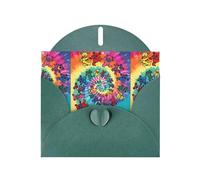 YUGTAEE Dark Green Greeting Card Dancing thanksgiving bear Printed 4x6in for Christmas, children's birthdays, Valentine's Day, wedding anniversaries, and party invitations