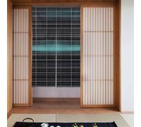 YUGTAEE Dimensional Line Space Picture Curtain two Pieces Spliced 34x56in Fabric curtains, room dividers for Hanging Between Rooms, at Doorways