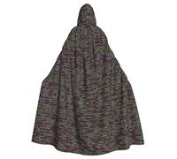 Yugtaee Programmer Programming Code Printed Halloween Adult Hooded Cape Cloak For Role-Playing, Stage Costumes, Parties Easy Care