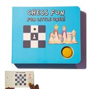 Yugugomo Chess Books for Beginners, Interactive Chess Book for Children, Fun Learning for Beginners with Strategies & Games, Scenes, Home, Nursery, Family Celebrations