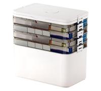 Yugugomo Medicine Box with Handle, 3/4/5 Layer Home Medicine Box for Household & Travel, Large Capacity Portable Medicine Chest, Medicine Cabinet Medicine Case (Light Protection & Moisture Protection)