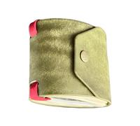 Yugugomo Wallet with Magnetic Closure, 18 cm PU Leather Slim Wallet Organiser for Cash & Cards, Tear-Resistant Leather Wallet with Compartments for Credit Cards, Green, see description, See