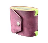 Yugugomo Wallet with Magnetic Closure, 18 cm PU Leather Slim Wallet Organiser for Cash & Cards, Tear-Resistant Leather Wallet with Compartments for Credit Cards, Pink, see description, See description