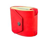 Yugugomo Wallet with Magnetic Closure, 18 cm PU Leather Slim Wallet Organiser for Cash & Cards, Tear-Resistant Leather Wallet with Compartments for Credit Cards, red, see description, See description