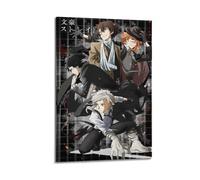 YUGUSIN Bungo Stray DogsFilm Poster TV Series Art Poster Printing Poster For House Building Aesthetic Decoration Canvas Wall Art Bedroom Decor12x18inch(30x45cm) Frame-style-36