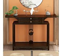 YUGXTH Bamboo Shrine Altar Table, Altar Cabinet with Storage, Chinese Buddha Niche, Meditation Altars Table, Buddhist Prayer Tablexx for Prayers Divination Worship(L80xW40xH100cm/26x15.7x39.3in)