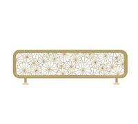 YUGXTH Countertop Partition, Dividers for Dining Areas, Restaurant Decorative Partition Grille, Ironwork Hollow Partition Privacy Screen for Workspace(Gold C,L70xH60cm/27.5x23.6in)
