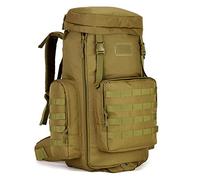 YUHAN 85L Large Tactical Backpack, Military Army Combat Rucksack, Trekking Rucksack, MOLLE Hiking Backpack, Green