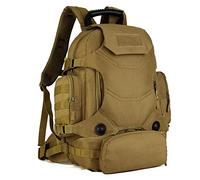 YUHAN Molle Backpack 40L Tactical Military Rucksack Hiking Backpack Multi-Compartment Bag for Camping Hiking Trekking Hunting Water-Resistance Pack Green