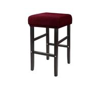 YUHGFD 1/2/4pcs Washable Jacquard Stretch Rectangle Bar Stool Covers, Fit 35-50cm Chairs, Durable Seat Protector for Home, Kitchen, Cafe