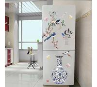 YUHGFD 50 * 120cm Fridge Wraps Stickers Cover Full Doors, Customizable Waterproof Vinyl Fridge Wraps, Easy to Clean Kitchen Self-Adhesive Stickers