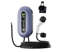 yuhlkopm EV Charging Station 22KW 32A 3Phase Efficient Fast Charging Solution With 5M Type-2 Power Cable IEC 62196-2 5M Home Electric Vehicle Charger With Type-2 Power Cable IEC, Plug and Play