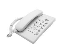 yuhlkopm Landline Phone With Replay And Battery-Free Reliable Connection Replay And Callback Function Telephones Landline Telephone Handset House Phones, white