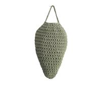 yuhlkopm Large Hornet Suspended Artificial Hornet Nest, Crocheted Nest Durable Easy Installation, Ideal Parks, And Balconies, Green