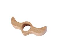 yuhlkopm Literary Book Holder Portable Book Mark for Fast Reading Bookworm Essential One Hand, Beech, S
