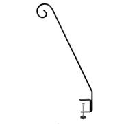 yuhlkopm Multi-Function Bird Feeder Hanger Hook Railing Hooks for Bird Feed Racks Iron Outdoor Garden Feed Baskets Deck Hooks
