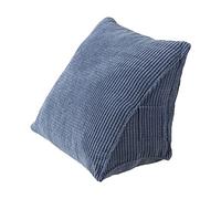 YUHOME Triangle Pillow Comfortable Reading Pillow With Zip Pocket Triangle Wedge Bolster Small Back Support Pillow Cushie Pillows for Office Home Bed Sofa
