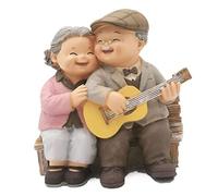 Yuhqc Homely Creative Furnishing Articles Display, Home Decoration, Gift, Anniversary, Anniversary Loving Couple, Handmade, Hand-Painted Resin Figure, Father's Day, Mother's Day, Birthday Gifts (#4)