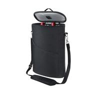 Yuhtech 2 Bottles Wine Cooler Bag, Wine Tote Carrier, Insulated Leakproof Cooler Backpack with Shoulder Strap, Portable Wine Tote Bag for Travel, Picnic, Camping, Fishing