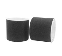 Yuhtech 2 Rolls Black Anti Slip Tape, High Traction Strong Grip Tape, 10cm * 5m Non Slip Stair Treads, Waterproof Heavy Duty Grip Tape for Stairs Tread Steps Ramps Indoor Outdoor