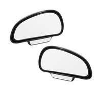 Yuhtech 2pcs Universal Blind Spot Mirrors, 360° Wide Angle, Adjustable, Car, Truck, SUV, RV, Van, Schwarz, ABS, Universal Mount