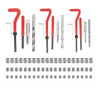 Yuhtech 75 Pcs Thread Repair Kit M5 M6 M8 Car Helical Coil Repair Set 6mm Helicoil Kit M8 helicoil kit