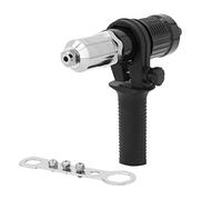 Yuhtech Riveter Insert Tool, Electric Rivet Gun Adapter Chunk Head Connector Hand Tools Set for Cordless Drill Electrical Nut Riveting