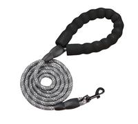 YUHUAKE Dog Leash Dog Leash With Padded Handle And Reflective Thread, Nylon Durable Dog Leash For Small, Medium, Large Dogs-grey-2 Meters*(1 0)