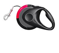 YUHUAKE Dog Leash Retractable Dog Leash, Retractable Dog Leash, Anti-tangle Walking, One-hand Pause Lock-black And Red-3m Rope Length | Tension 60kg