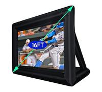 Yuhuya 16ft Inflatable Movie Screen Movie Nights Under The Stars with 16ft Inflatable Movie Screen