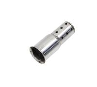 YUIBFWQ Adjustable Muffler Silencer 51mm Inlet Motorcycle Exhaust Muffler Adjustable Silencer Reduce Noise Sound Eliminator Front Stainless Steel