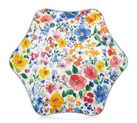 Yuiboo England Tudor Rose Beauty Summer Flowers Umbrellas for Rain Rain Sun and Wind Protection Umbrella with Reflective Strip Children's School & Travel Umbrella with Pinch-Proof Closure and