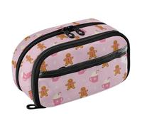 Yuiboo Gingerbread Cocoa Art Elastic Pen Loops Pencil pouching Full Printed Water Resistant Back To School Supplies