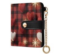 Yuiboo Ladies Premium Foldable Wallet, Cute Wallet Purse | Waterproof, Zipper Coin Pocket, For Shopping, Aesthetic Heart Shape