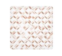 Yuiboo Magic Self-Adhesive Make Up Bag Pouchs Cloth Funny Plaid Check White Rose Gold Make Up Organizers Wrap Camera Lens Cloth Wrapper Cosmetic Organizers For Travel 17.7 X 17.7, Funny Plaid Check
