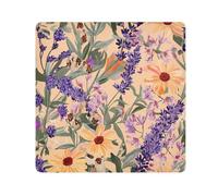 Yuiboo Magic Self-Adhesive Makeup Bag Cloth Art Deco Flowers Travel Make Up Organizer Wrap Camera Lens Cloth Wrapper For Toiletries 13.8 X 13.8, art deco flowers87, 13.8x13.8in, Art Deco