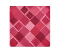 Yuiboo Magic Self-Adhesive Makeup Holders Cloth Funny Plaid Check Dark Red Cosmetic Travel Bag Organizer Wrap Camera Lens Cloth Wrapper Makeup For Women 13.8 X 13.8, funny Plaid Check0557,