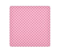 Yuiboo Self Adhesive Makeup Holders Cloth Cute Peach Buffalo Plaid Scotland Organizer Wrap Camera Lens Cloth Wrapper Cosmetic Organizers For Travel 13.8 X 13.8, cute Peach Buffalo Plaid Scotland,