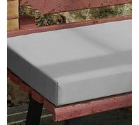 Yuing Bench Cushion, Custom Size Long Chair Seat Cushion Outdoor Indoor Garden Swing Chair Seat Pad Waterproof Non-slip Window Seat Pad, Light Gray,100x50x5cm …