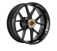 YUINYUP Motorcycle Rim Wheel Decal Motorcycle Stickers Inner Wheel Reflective Decoration Decals For K&awasaki For Z900RS Wheel Stickers Wheel Rim Stickers(3)