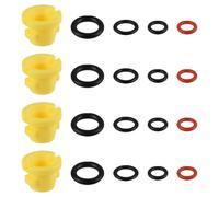 Yuio 20pcs Pressure Washer O-Ring Nozzle Set for Karcher K2 K3 K4 K5 K6 K7 Hose Nozzle, O Ring Seal 2.640-729.0 Rubber for Karcher Lance Hose Nozzle Spare Replacements, Cleaning Tools Accessories