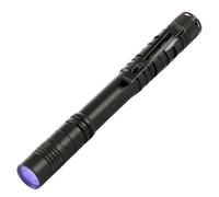 Yuio 365nm UV Torch, Ultraviolet Flashlight with Clip, Small Light, Mini Handheld LED Pet Urine Ringworm Detector, Portable Black Light Blacklight Torch for Resin Curing(Not Included Battery)