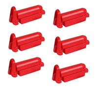 YUIP 6Pcs Slip-Resistant Clip Red Car Seat Belt Clip Red Child Seat Belt Fixing Clip Suitable for Mostly Car Seat Safety Belt (Red)