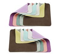 YUIP Microfiber Cleaning Cloths, Ideal for Cleaning Camera Lens, Glasses, Phone Screen, Spectacles, Tablet, DVD, All Delicate Surface (10 Pack Cloths),17.5 X 14.5 cm