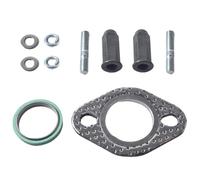 Yuiturt 1 Set Exhaust Bolt and Gasket Kit Compatible with GY6 GMB139 Engine 50cc 70cc 90cc 110cc 125cc 150cc Scooters ATVs Go Karts Moped Quad Engine Exhaust Flange Gasket Catalyst Converter Gasket