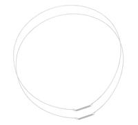 Yuiturt 2 Pieces Washing Machine Seal Strapping Steel Circle for Porthole 35 cm Rubber Seal Attachment Compatible with Samsung Washing Machines, Rust Resistant and Durable